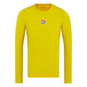 Men's Yellow Long Sleeves Compression Shirt