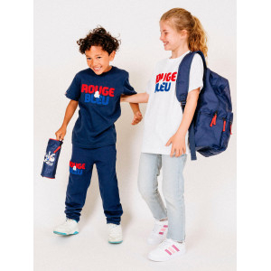 Pantalon de survêtement -Rouge & Bleu- Bleu Marine Junior - Olympique Lyonnais