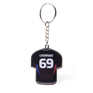 24-25 Away Jersey Key Ring - Olympique Lyonnais