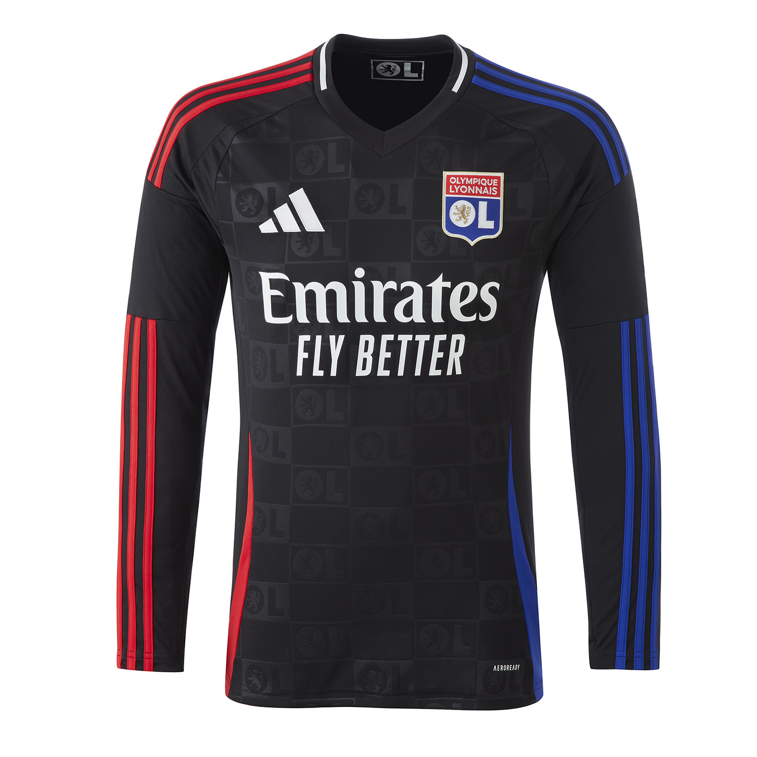 24-25 Men's Long Sleeves Away Jersey Olympique Lyonnais