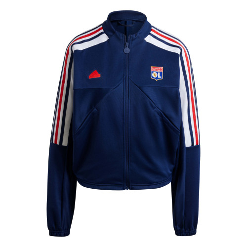 Veste Zippée Olympique Lyonnais NATION Bleu Marine Femme