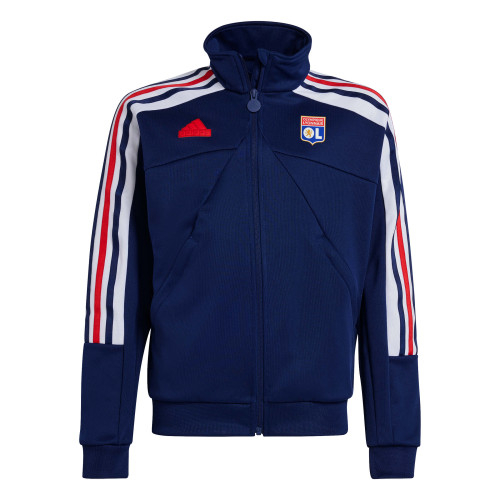 Veste Zippée Olympique Lyonnais NATION Bleu Marine Junior