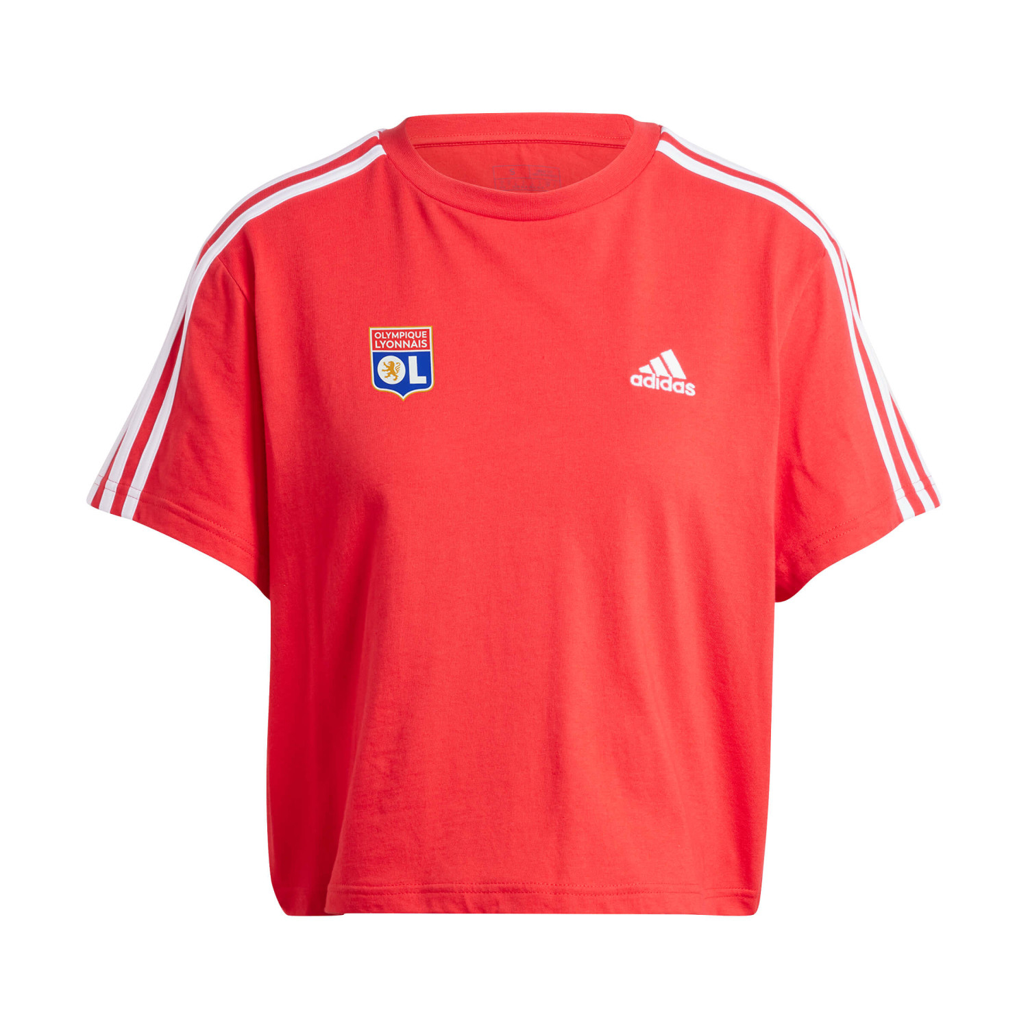 T Shirt OL NATION Rouge Femme Olympique Lyonnais