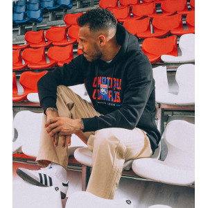 Sweat à capuche Unity Noir Mixte - Olympique Lyonnais