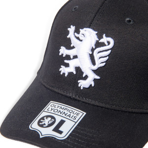 Unisex Lion Black Cap - Olympique Lyonnais