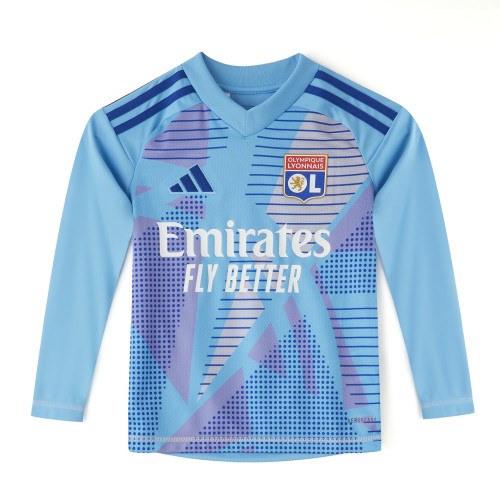 24-25 Junior's Goalkeeper Blue Jersey - Olympique Lyonnais