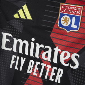 24-25 Junior's Goalkeeper Black Jersey - Olympique Lyonnais