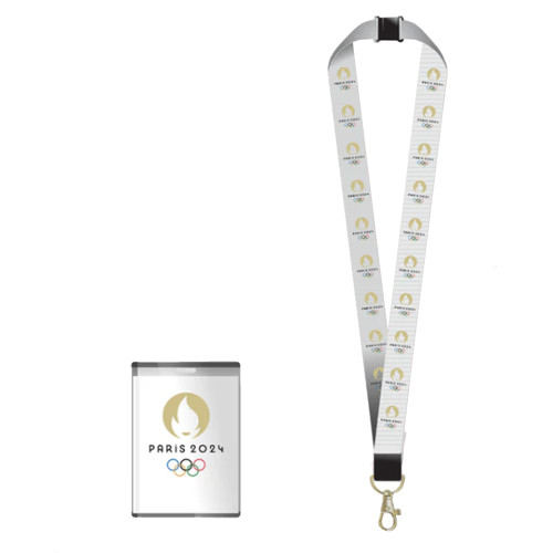Paris 2024 Olympics Official Lanyard - Olympique Lyonnais