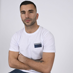 T-Shirt OL Vibes Blanc Junior - Olympique Lyonnais