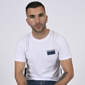 Boy's White OL Vibes T-Shirt - Olympique Lyonnais