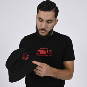 T-Shirt Instinct Noir Junior - Olympique Lyonnais
