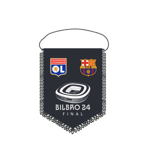 OL Féminin / FC Barcelona - 23-24 UWCL Final Pennant - Olympique Lyonnais