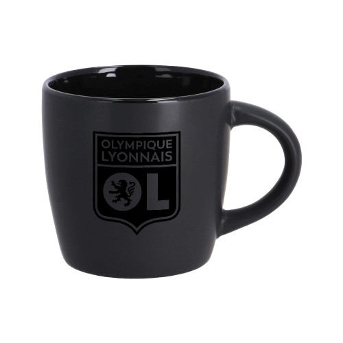Tone on Tone Black OL Mug - Olympique Lyonnais