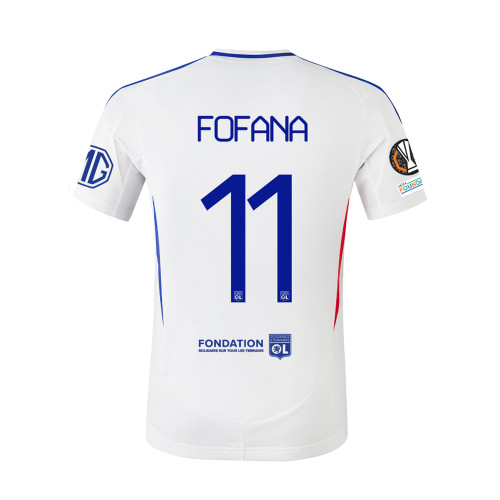 Maillot Domicile Europe Homme 24-25 Fofana - Olympique Lyonnais