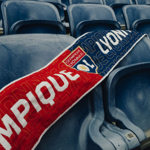 OL Red and Blue Scarf - Olympique Lyonnais