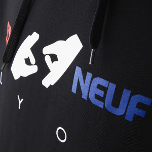 Unisex Six-Neuf Black Hoodie - Olympique Lyonnais