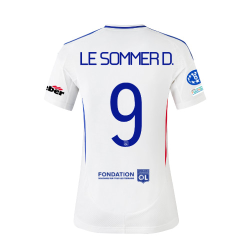 Le Sommer D. 24-25 Women's Europe Home Jersey - Olympique Lyonnais