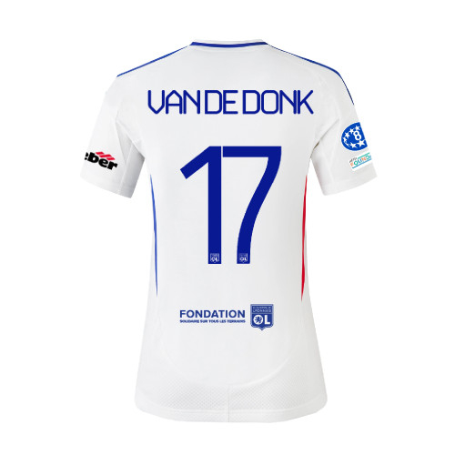 Van De Donk 24-25 Women's Europe Home Jersey - Olympique Lyonnais