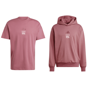 T-shirt et sweat mauve adidas homme