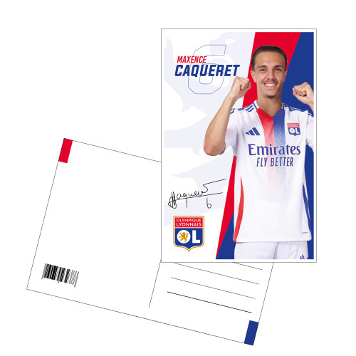Carte Postale Caqueret 24-25 - Olympique Lyonnais