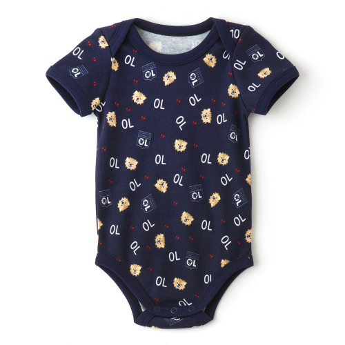 Baby Move Short Sleeved Bodysuit - Olympique Lyonnais