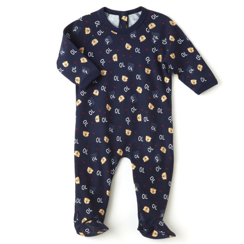 Baby Move Cotton Romper - Olympique Lyonnais