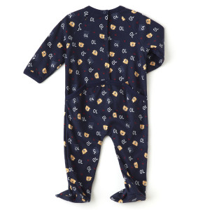 Baby Move Cotton Romper - Olympique Lyonnais