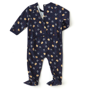 Baby Move Cotton Romper - Olympique Lyonnais