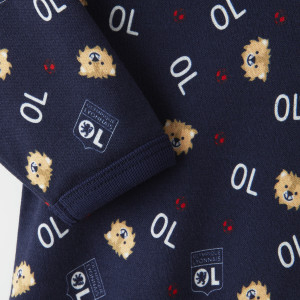 Baby Move Cotton Romper - Olympique Lyonnais