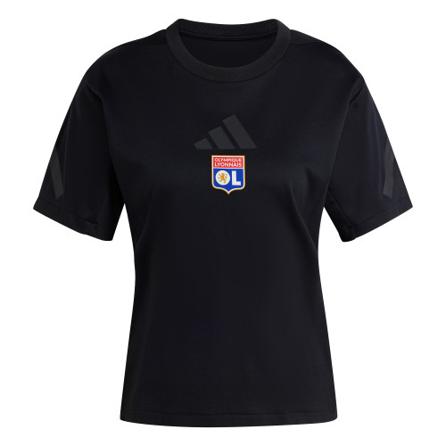 T-Shirt Z.N.E. Noir Femme - Olympique Lyonnais