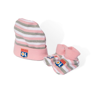 Coffret de naissance Chaussons et Bonnet Fille