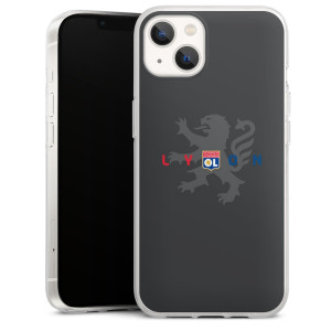 Coque de Téléphone Lion Anthracite Olympique Lyonnais