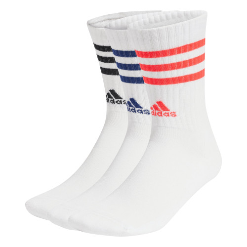 Lot de 3 paires - Chaussettes CREW Blanches - Olympique Lyonnais
