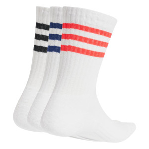 Lot de 3 paires - Chaussettes CREW Blanches - Olympique Lyonnais