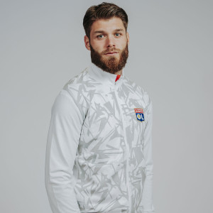 Junior's Training Strike White Jacket - Olympique Lyonnais