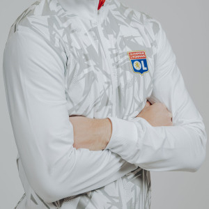 Junior's Training Strike White Jacket - Olympique Lyonnais