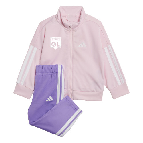 Baby's Pink and Purple 3S Tracksuit Set - Olympique Lyonnais