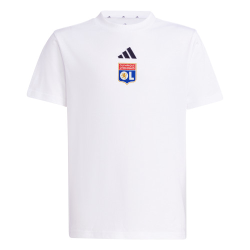 Junior's White SL T-Shirt - Olympique Lyonnais