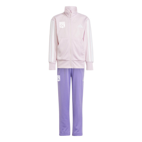 Girl's Pink and Purple 3 S Tracksuit Set - Olympique Lyonnais