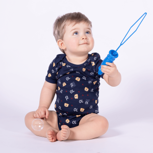 Baby Move Short Sleeved Bodysuit - Olympique Lyonnais