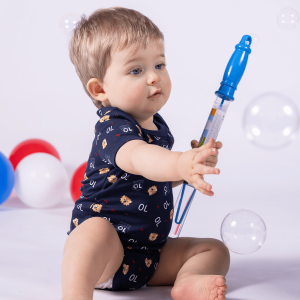 Baby Move Short Sleeved Bodysuit - Olympique Lyonnais