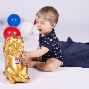 Baby Move Short Sleeved Bodysuit - Olympique Lyonnais