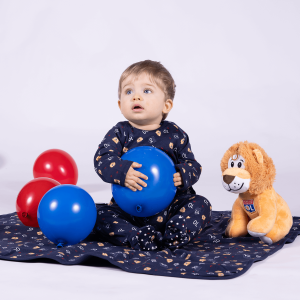 Baby Move Fleece Blanket - Olympique Lyonnais