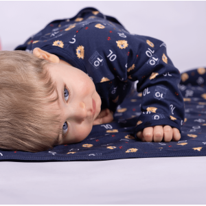 Baby Move Cotton Romper - Olympique Lyonnais