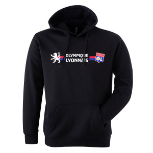 Sweat à capuche Ferveur Noir Mixte