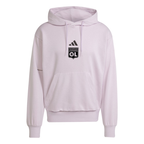 Men's Pink FEELCOZY Hooded Sweatshirt - Olympique Lyonnais
