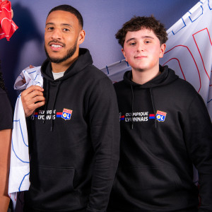 Unisex Ferveur Black Hooded Sweatshirt - Olympique Lyonnais