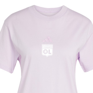 Women's Purple 3S T-Shirt - Olympique Lyonnais