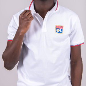 Polo OL CultureClub Blanc Homme - Olympique Lyonnais