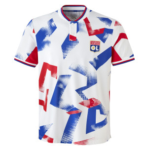 Polo OL Training Fusion Blanc Homme - Olympique Lyonnais
